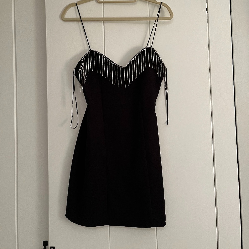 Zara Fringed Mini Dress *WORN ONCE*